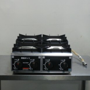 楽天市場】【中古】2010年製 山岡金属 STK-564T 4口 LP ガス テーブル