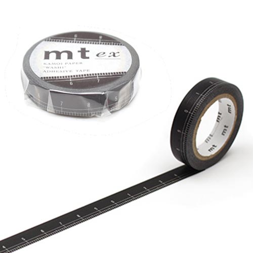 楽天市場】カモ井 マスキングテープ mt ex 黒地定規 MTEX1P200【メール