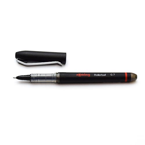 楽天市場】rotring ロットリング ローラーボール ブラック 0.7mm
