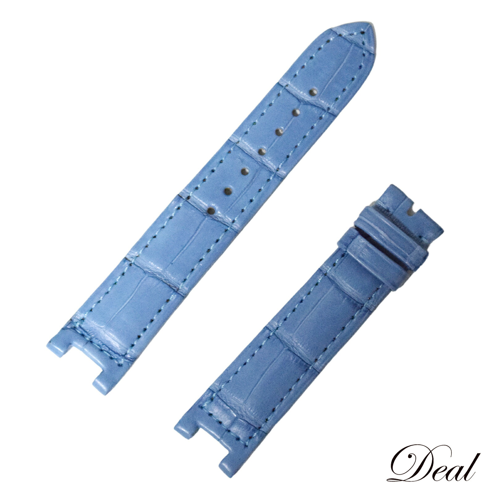 Cartier ロイヤルブルー レザーベルト 16mm