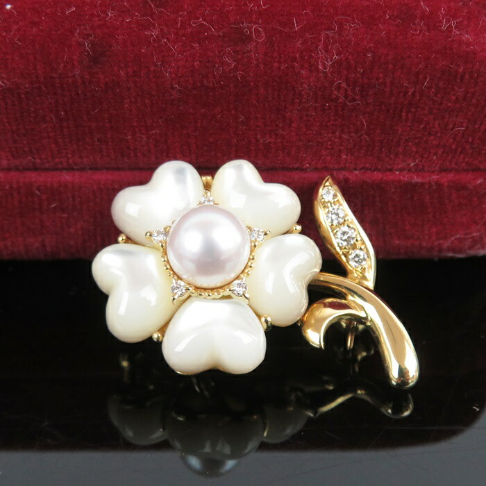 楽天市場】ミキモト ブローチ（モチーフ花）（ジュエリー
