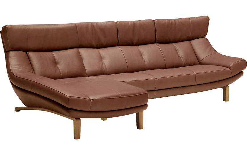 はぴこさん専用 ダークブラウン レザーソファ メーカーはカリモク は