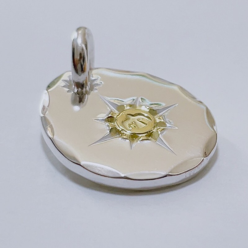 TA yama ペンダントトップ シルバー ヴィンテージ たたき TA yama