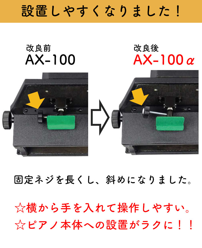 楽天市場】（吉澤）ピアノ補助ペダル AX-100α（アルファ）【ブラック