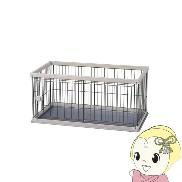 楽天市場】アイリスオーヤマ 犬用 サークル ウッディサークル ロー