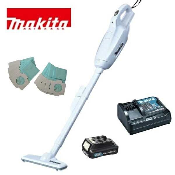 Makita CL107FD 掃除機 バッテリー2個付き 美品 Makita CL107FD 掃除機