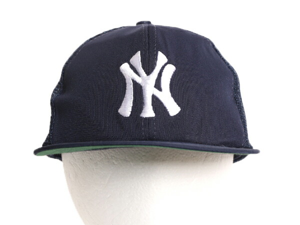 楽天市場】80s ヤンキース メッシュ ベースボール キャップ M L 古着