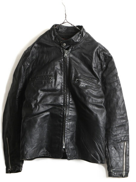 楽天市場】60s 70s USA製 ビンテージ □ KEHOE 本革 レザー シングル