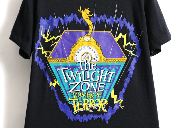 XZ223 90s タワーオブテラー トワイライトゾーン Tシャツ ディズニー