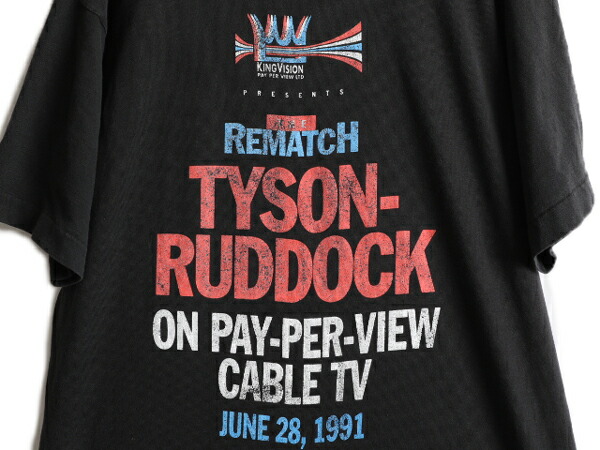 楽天市場】90s USA製 ☆ マイク タイソン x ラドック 両面 ボクシング