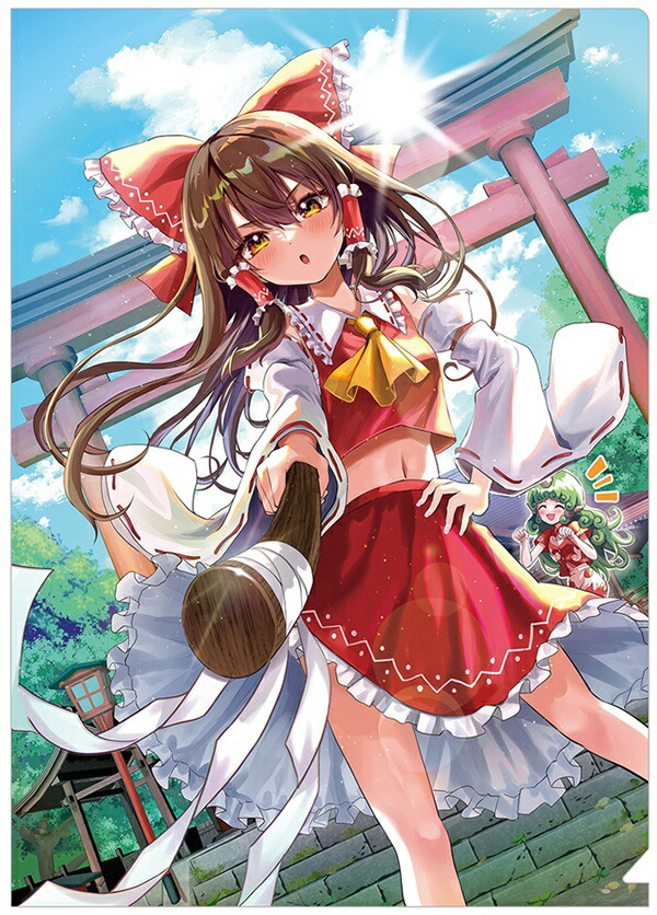 東方project 霊夢 水着 美少女 クリアファイル VZ18 東方project 霊夢