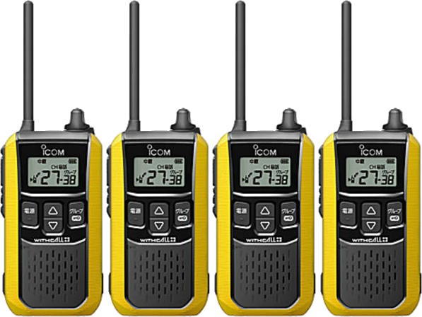 ICOM IC-T7D トランシーバー 無線機 4台セット ICOM IC-T7D