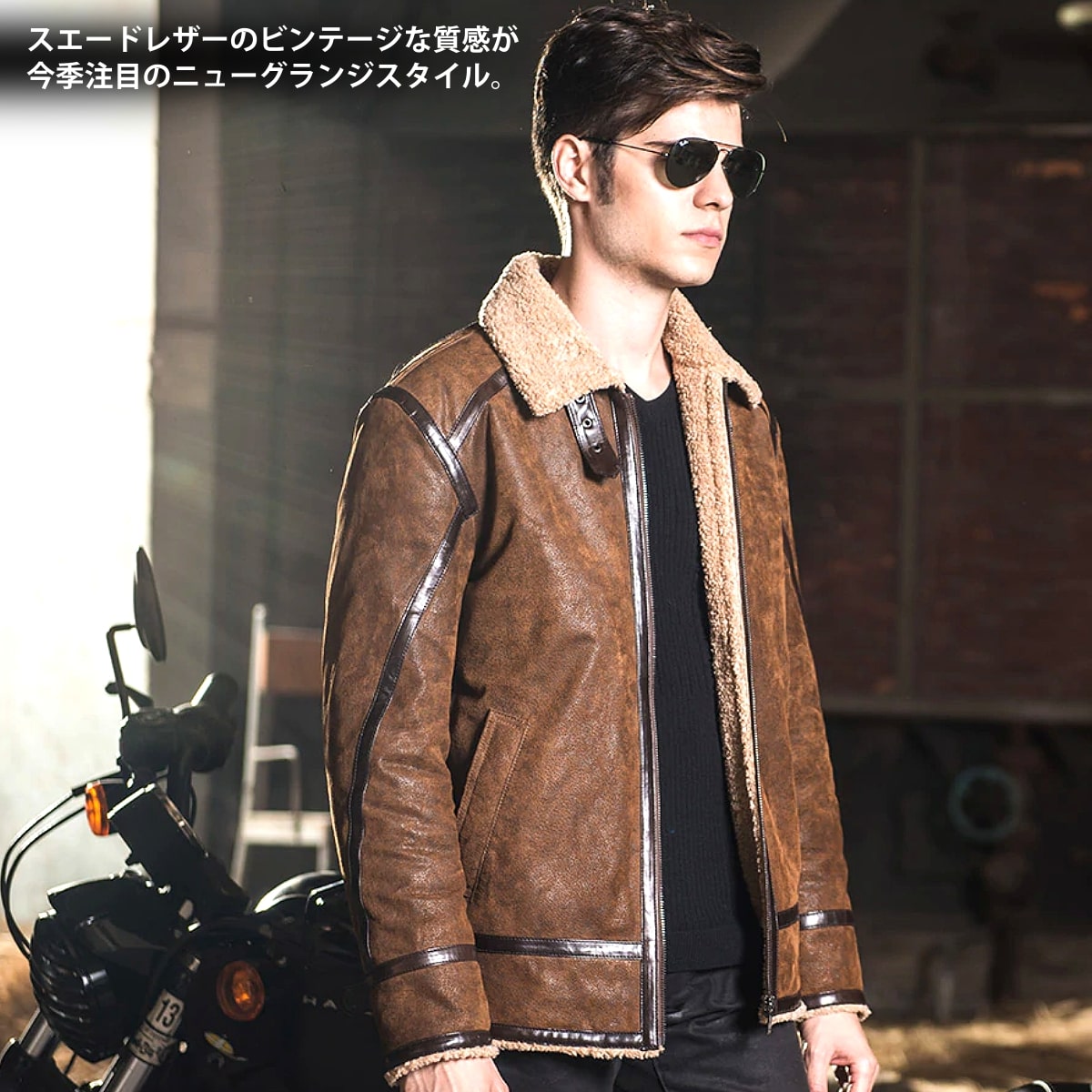 楽天市場】全10サイズ! [Men's Double Face Fur Pigskin Genuine