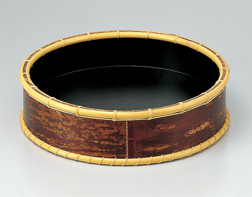 桜皮炭斗(炉用)雅孝作