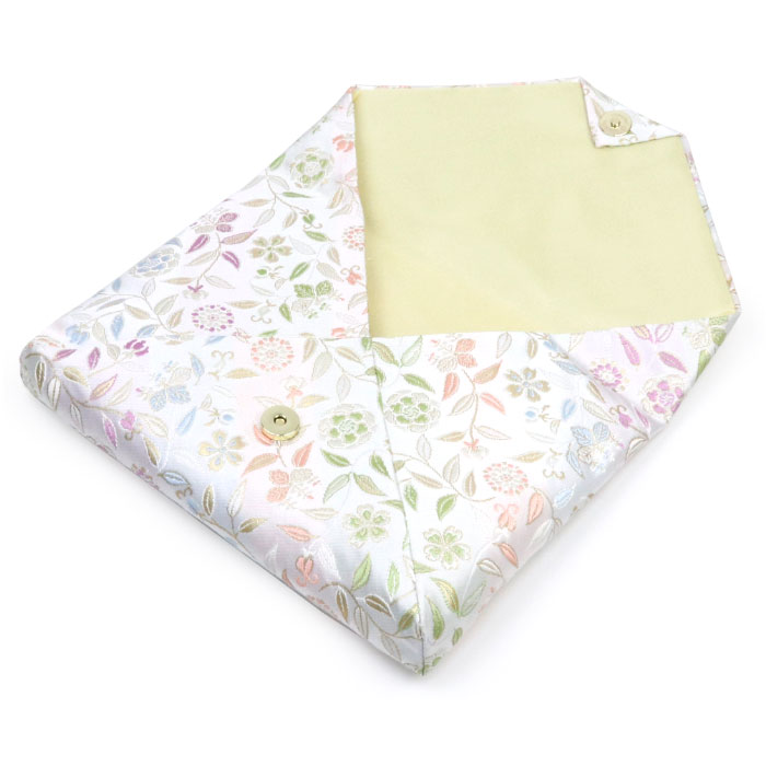 楽天市場】数寄屋袋 すきや袋 茶道具 茶道 おしゃれ 花文唐草 白 正絹