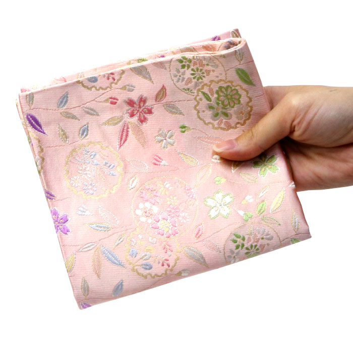 楽天市場】茶道具 出帛紗/出袱紗 出帛紗 柳桜に花の丸 正絹 中川政七