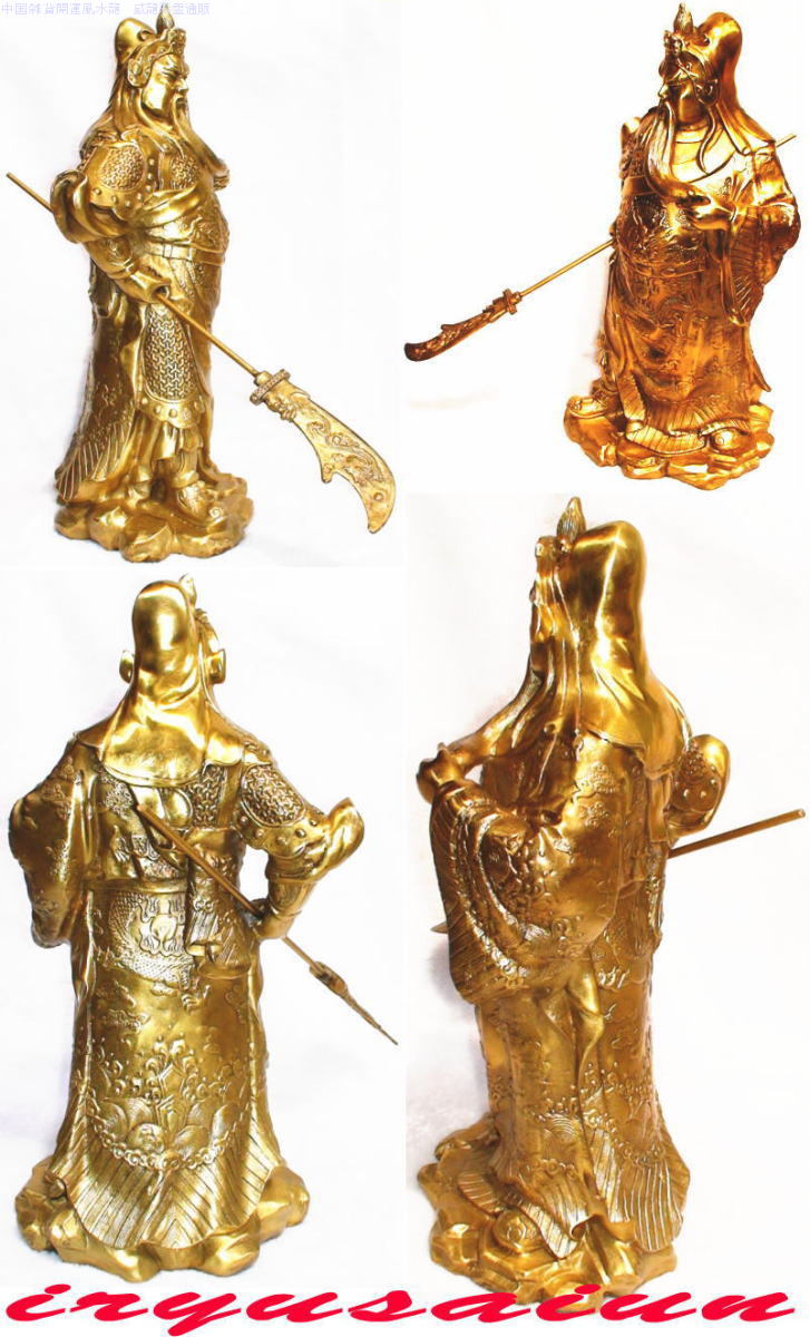 楽天市場】【送料無料】関羽様 Guan Yu銅製 開運 風水関羽様像 大開運