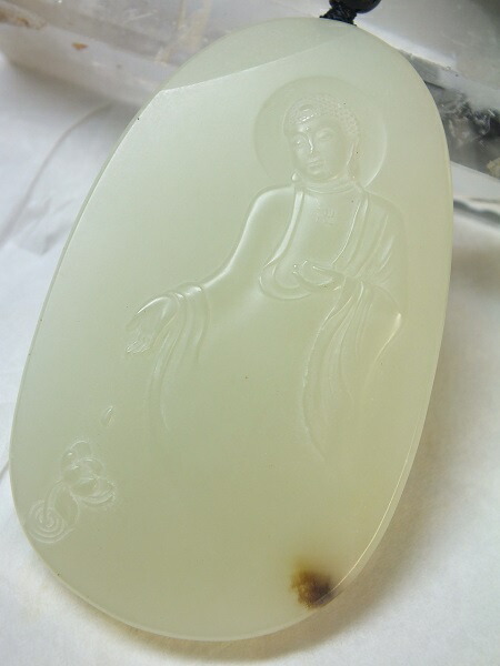 楽天市場】□龍香堂□☆和田白玉（ホータンはくぎょく）仔玉71mm