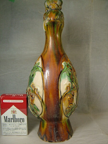 楽天市場】□龍香堂□☆【中国骨董品】唐三彩（とうさんさい）鶏頭壺