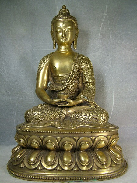 楽天市場】□龍香堂□☆チベット神 銅製仏像「釈迦牟尼仏」335mm