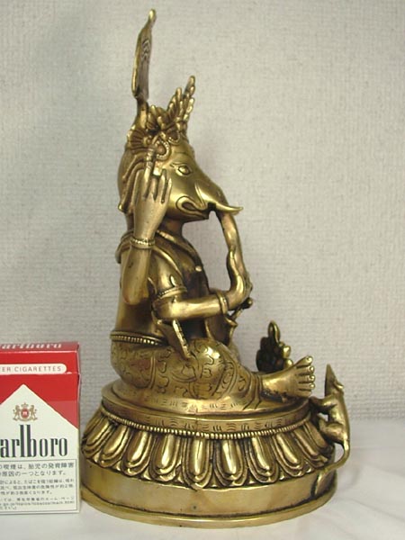 楽天市場】□龍香堂□☆チベット神 銅製仏像「ガネーシャ」 : 龍香堂