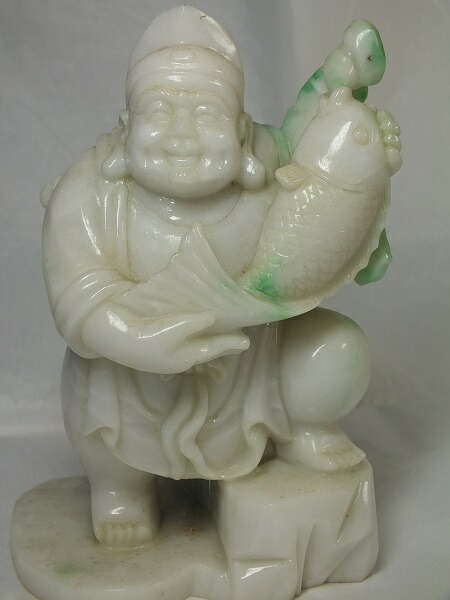 楽天市場】□龍香堂□☆A貨ミャンマー翡翠 台付き置物「大黒天