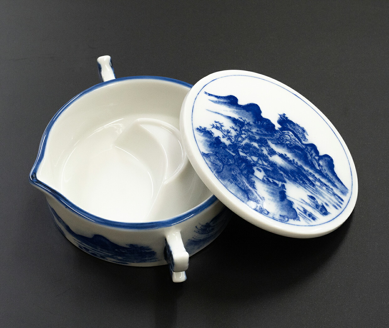 楽天市場】墨池 山水 （中） 筆置き付き 【日本製】 : 書道用品専門店