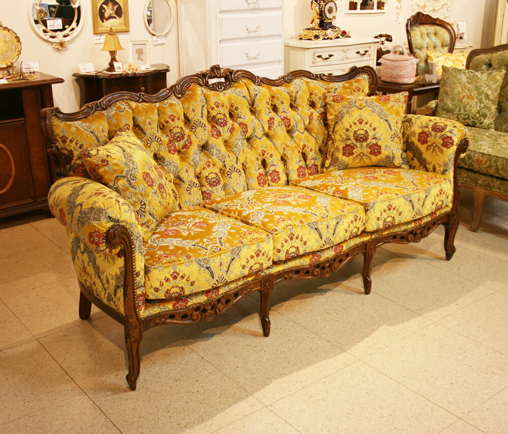 高級 コンソール 金 ゴールド 花台 ロココ 猫脚 イタリア家具 高級