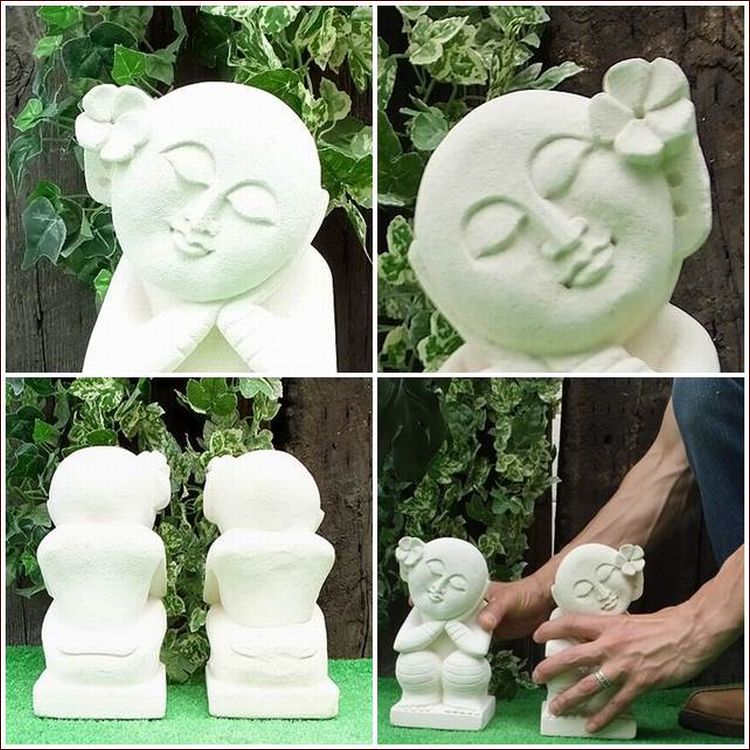 楽天市場】アジアン バリ島 石彫り ストーンカービング オブジェ 置物