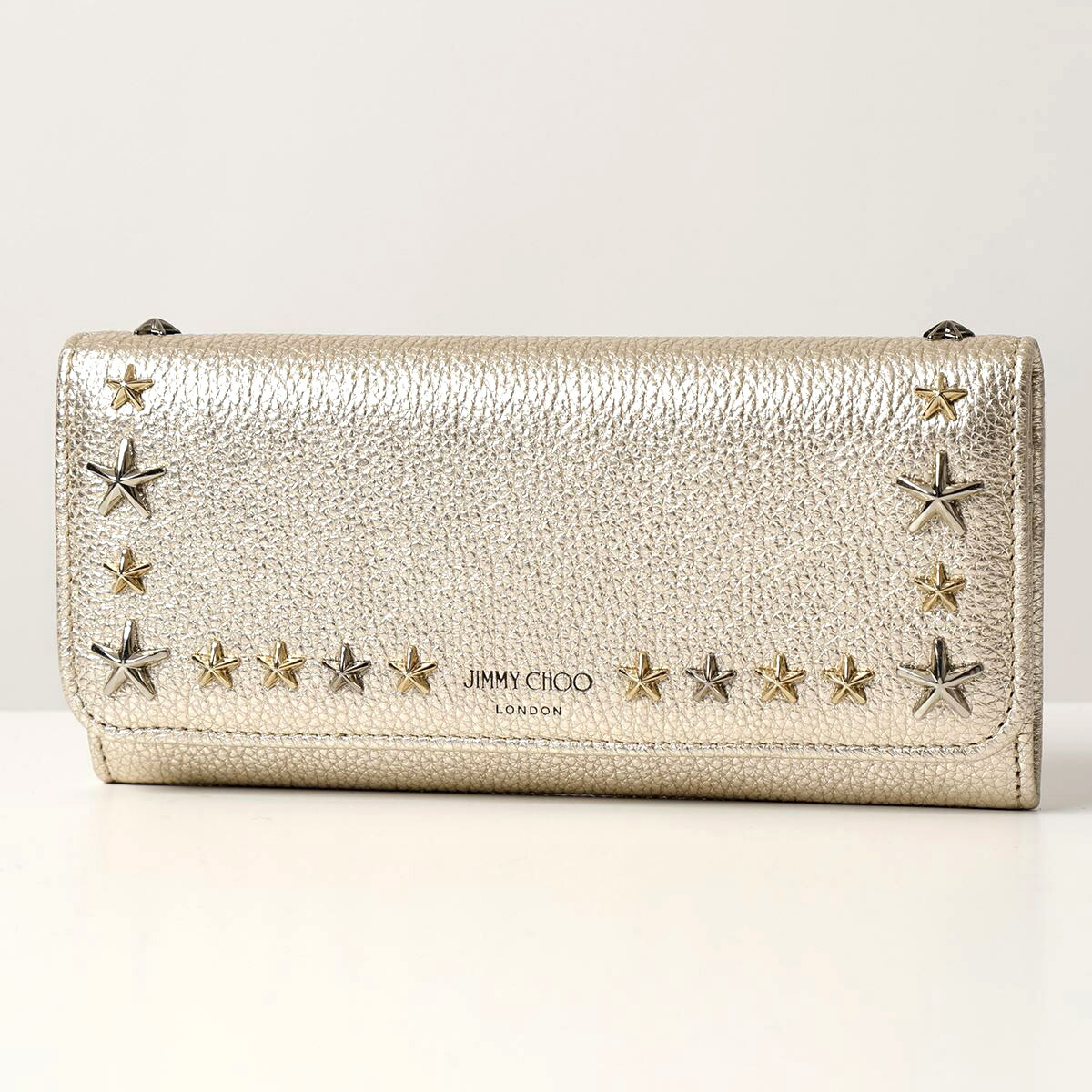 楽天市場】Jimmy Choo ジミーチュウ 二つ折り長財布 NINO UUR