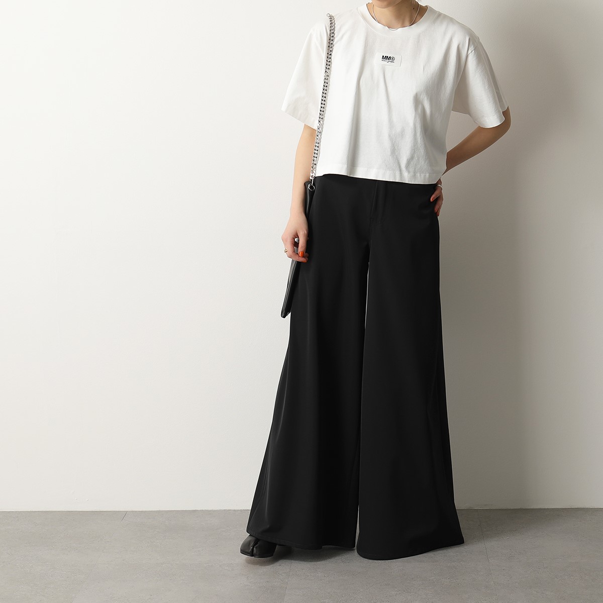 楽天市場】MM6 エムエムシックス メゾンマルジェラ ワイドパンツ