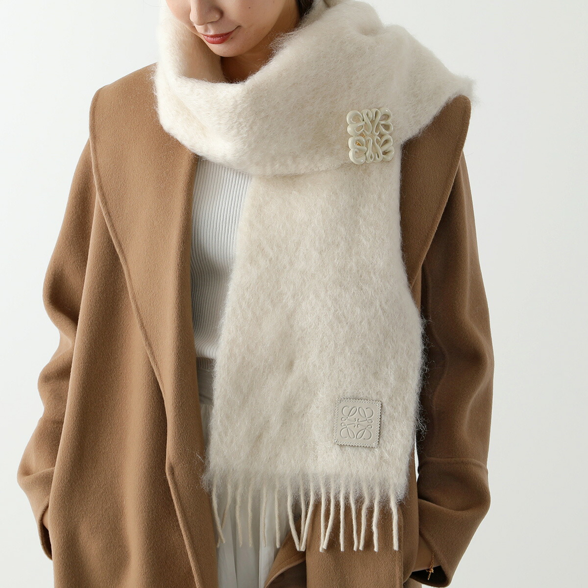 楽天市場】LOEWE ロエベ マフラー 185×23 F540257X02 レディース