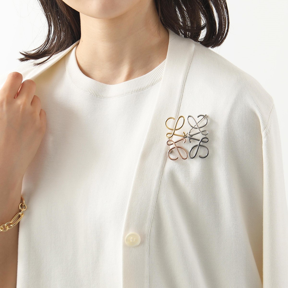 楽天市場】LOEWE ロエベ ブローチ ANAGRAM BROOCH J000245X10