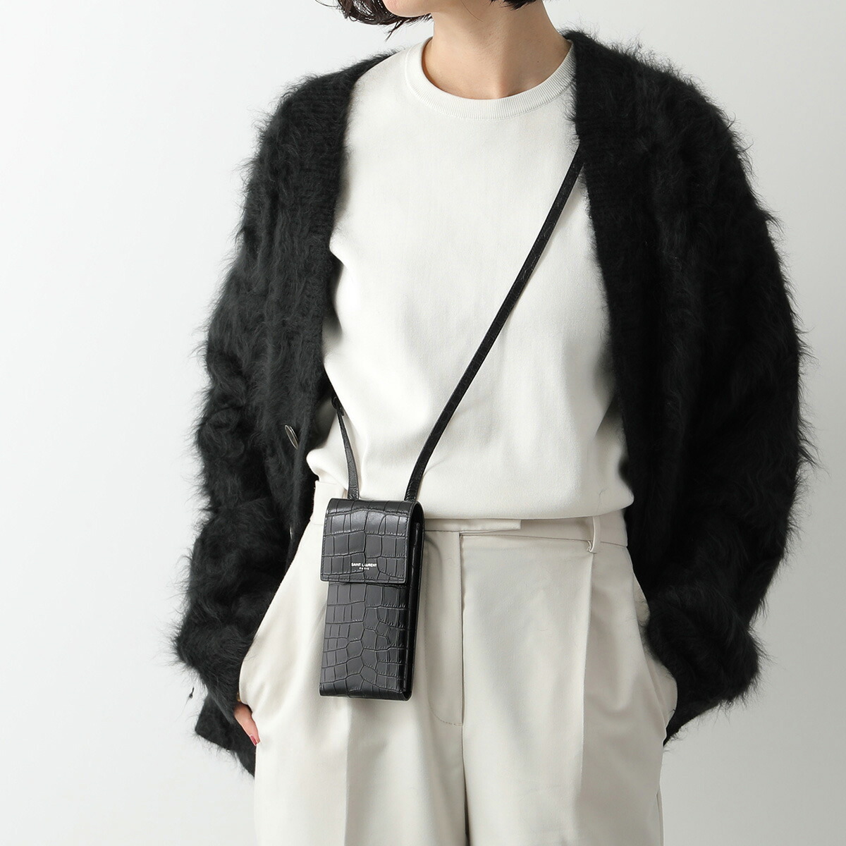 楽天市場】SAINT LAURENT サンローラン フォンケース 667713 DZE0E