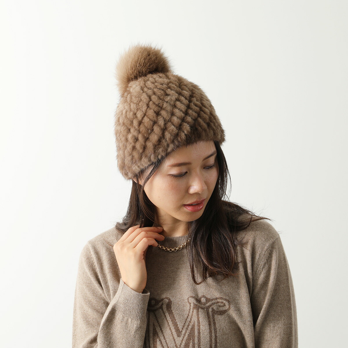 楽天市場】MAX MARA マックスマーラ ニットキャップ DELIA デリラ