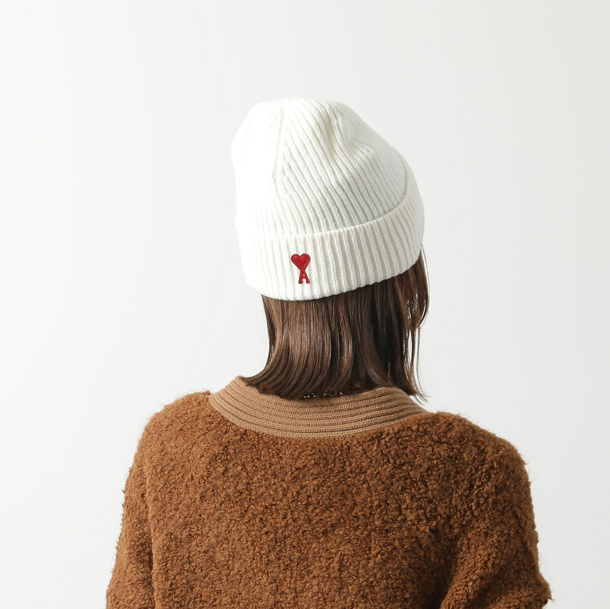 楽天市場】ami paris アミパリス ニット帽 BFUHA106.018 レディース