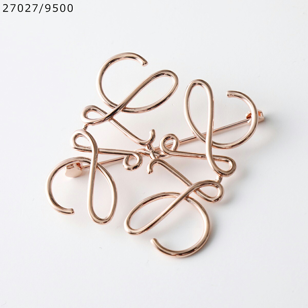 LOEWE ブローチ 4色パターン LOEWE ロエベ アナグラム ブローチ 配色 4