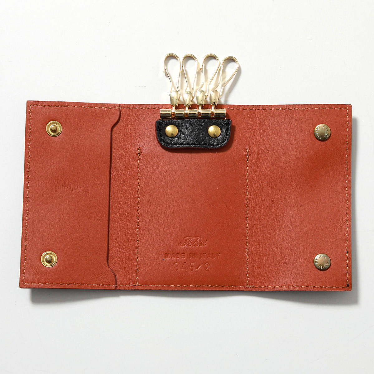 楽天市場】Felisi フェリージ キーケース 845/2/LD メンズ レザー ロゴ