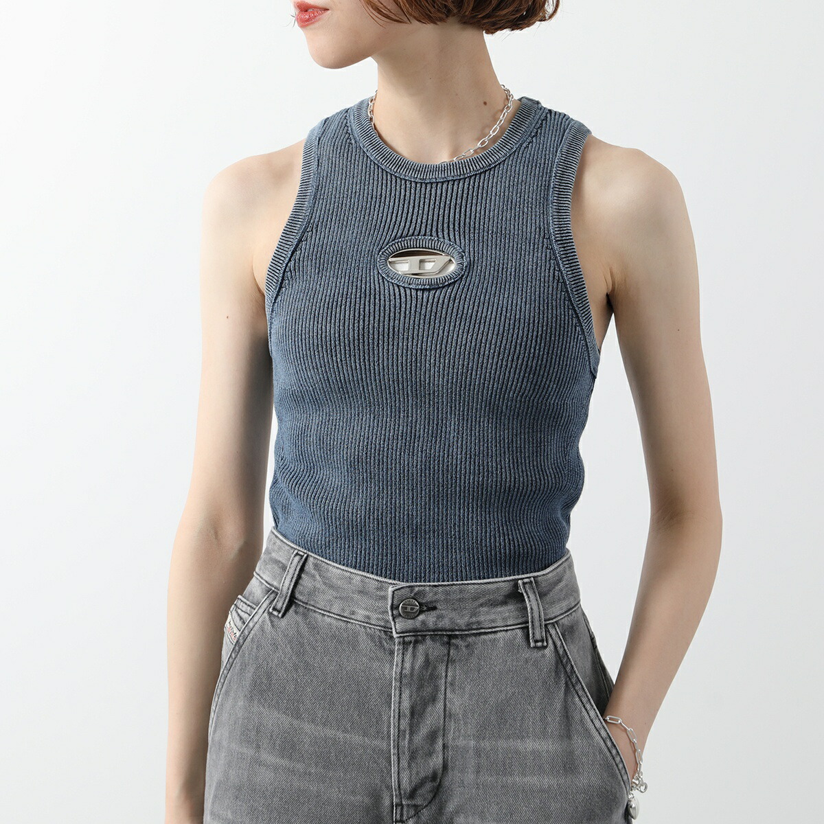 楽天市場】DIESEL ディーゼル タンクトップ M-ANCHOR-A-SL A14817