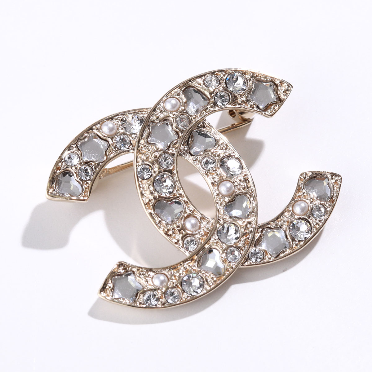 楽天市場】CHANEL シャネル ブローチ ABF232 B19947 レディース ココ