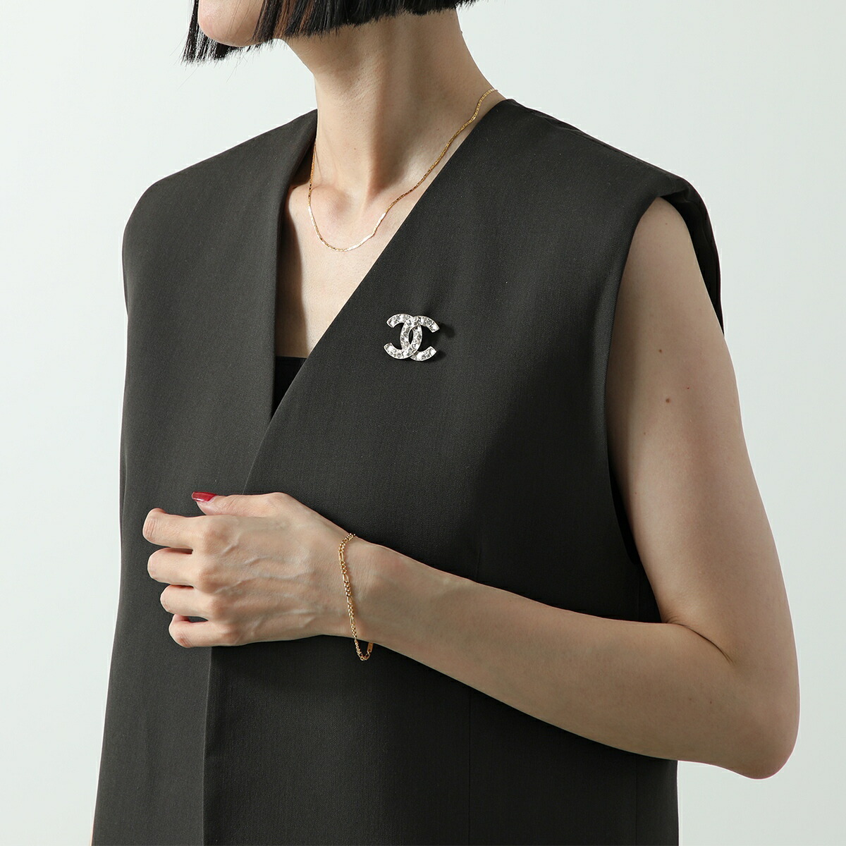 楽天市場】CHANEL シャネル ブローチ ABF232 B19947 レディース ココ