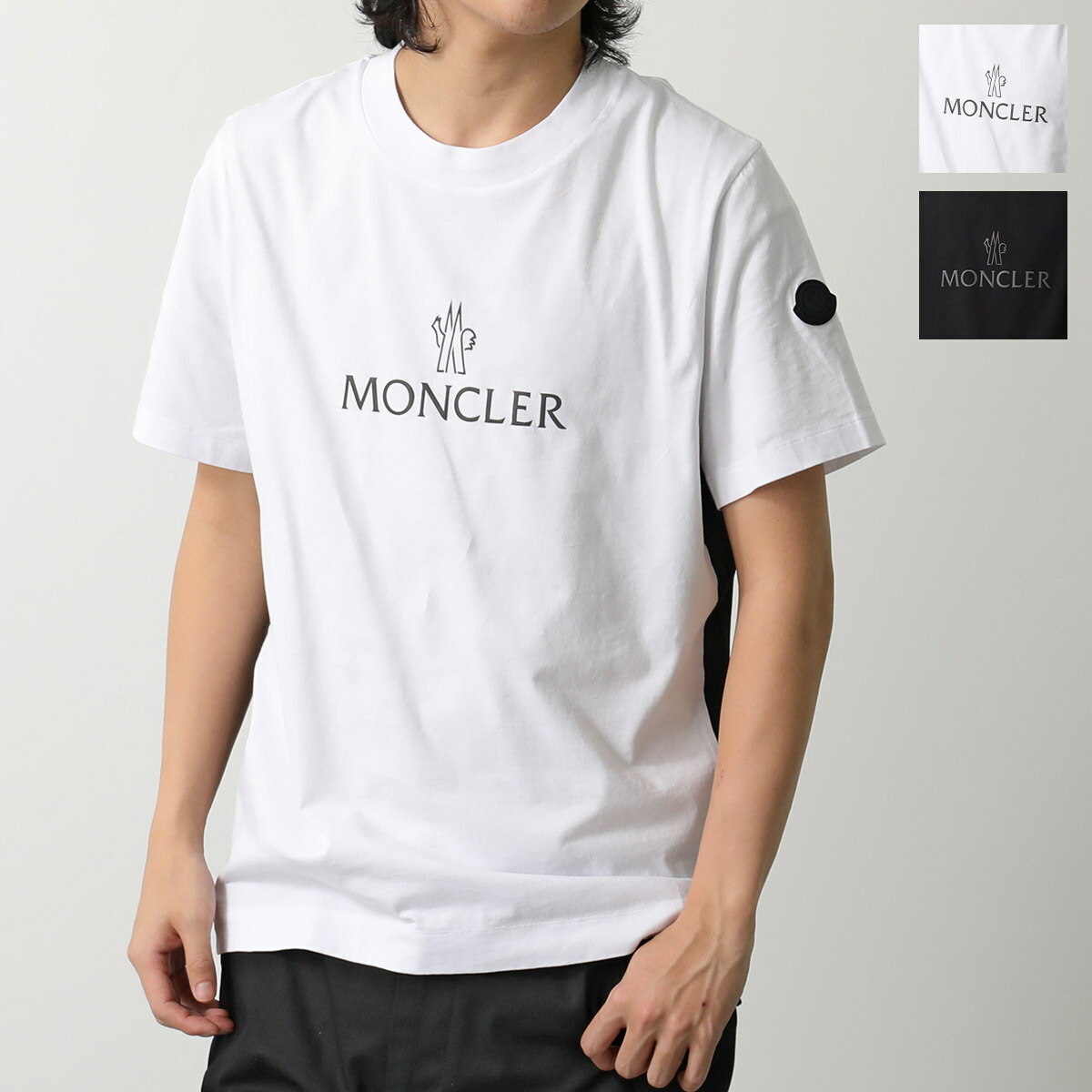 MONCLER モンクレール 刺繍 Tシャツ ホワイト M