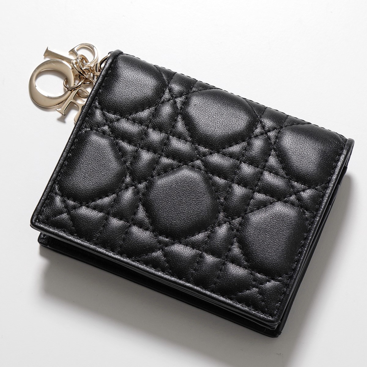 楽天市場】Dior ディオール 二つ折り財布 S0178ONMJ LADY DIOR MEDIUM