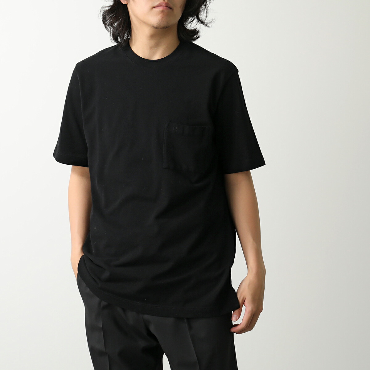 楽天市場】HERMES エルメス Tシャツ Broderie H 「H」刺繍 H072025HA