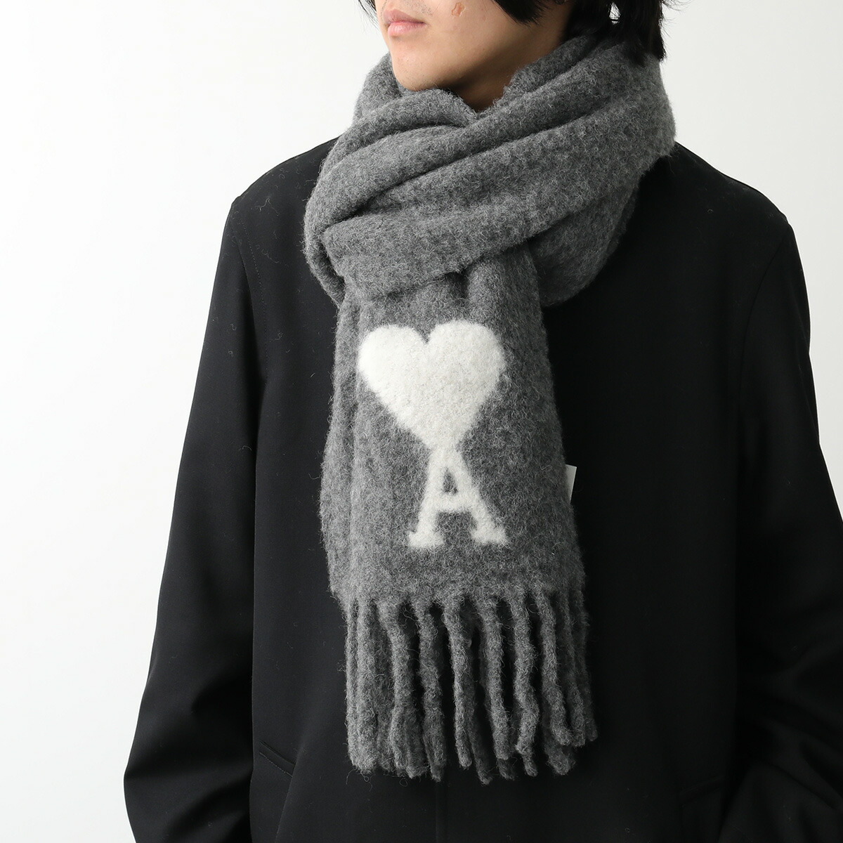 楽天市場】ami paris アミパリス マフラー ADC OVERSIZE SCARF USF422