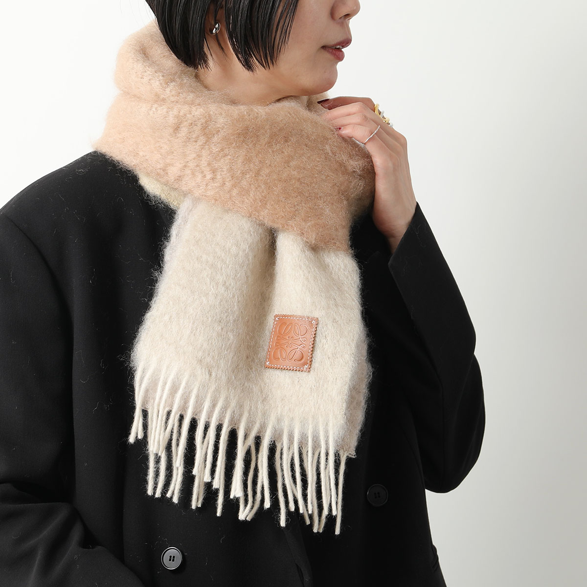 楽天市場】LOEWE ロエベ マフラー 23×185 F811257X22 レディース