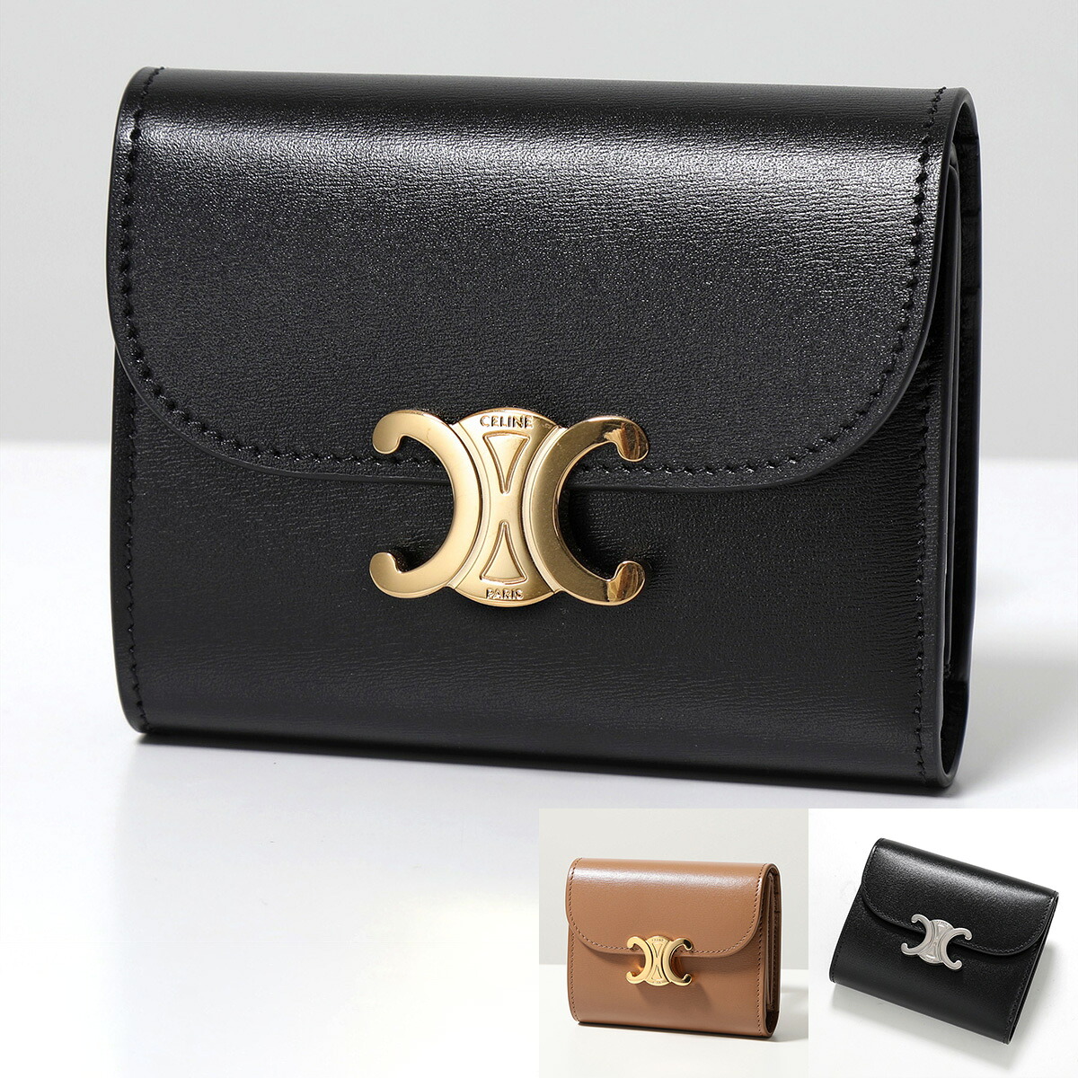 楽天市場】CELINE セリーヌ 二つ折り財布 Small Flap Wallet 10D783DPV