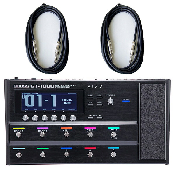 楽天市場】【シールド2本セット】 Boss(ボス) / GT-1000 Guitar
