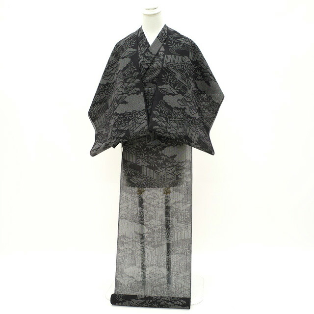 楽天市場】【新古品】 夏物 夏結城 着物 反物 正絹 着尺 十日町 紗紬