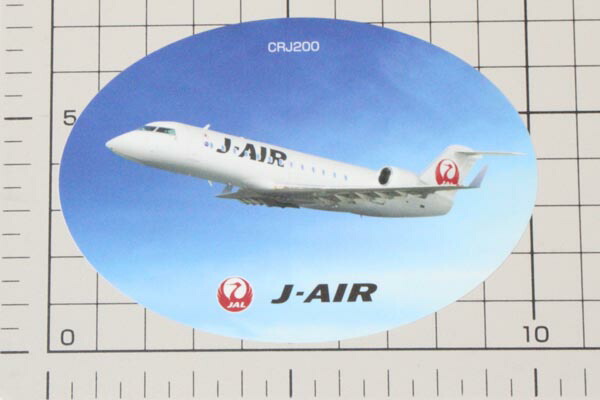 楽天市場】ジェイエア CRJ 200 ステッカー J-AIR カナディア